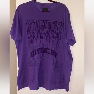 Givenchy Graphic Purple oversized Tee